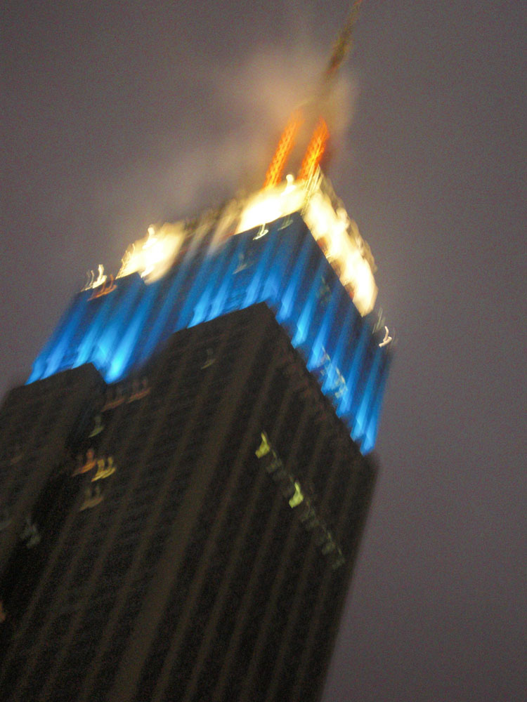020 Das Empire State Building bei Nacht Das Empire State Building bei Nacht