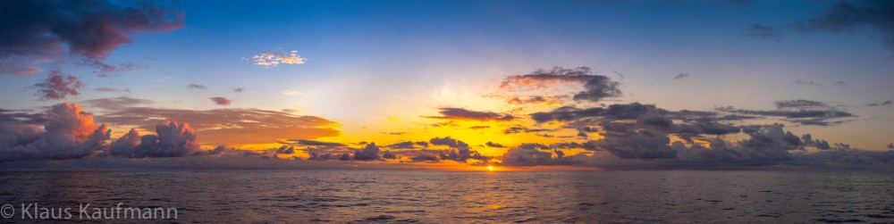 Sonnenaufgang am Äquator